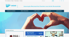 Desktop Screenshot of andar-reuma.pt